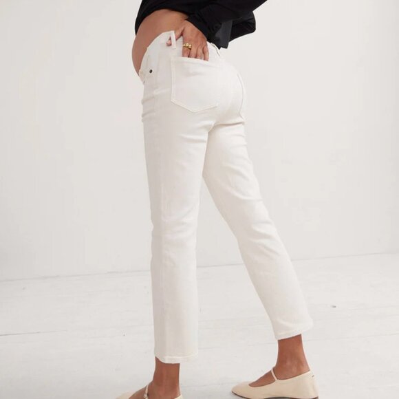 (NWT) HatchCream Under Belly Straight Leg (Maternity)
